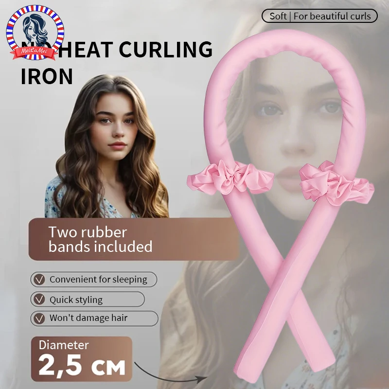 Hair Care Routine - Set arricciacapelli senza calore - Bigodino